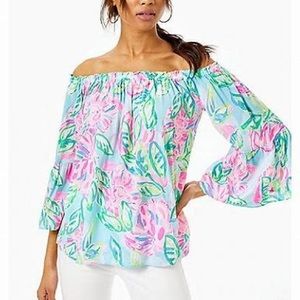 Lilly Pulitzer Totally Blossom Nevie top